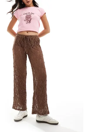 ASOS Brune blondebukser med vidde