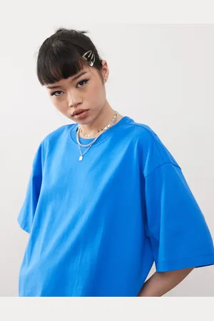 Weekday Oversized t-shirt i blå