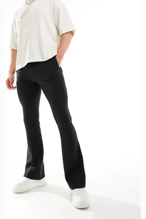 ASOS Sorte elegante skinny-bukser med svaj