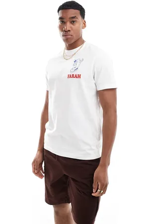 Farah T-shirt med grafik på ryggen