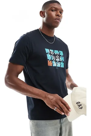 Paul Smith T-shirt med med puslespilsprint med zebramotiv