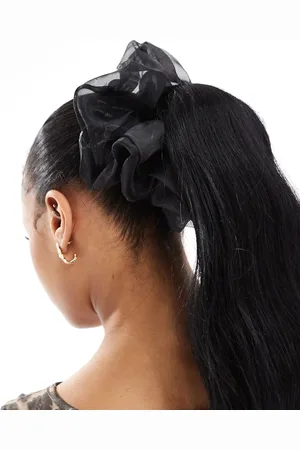 Pieces® Stor scrunchie i organza