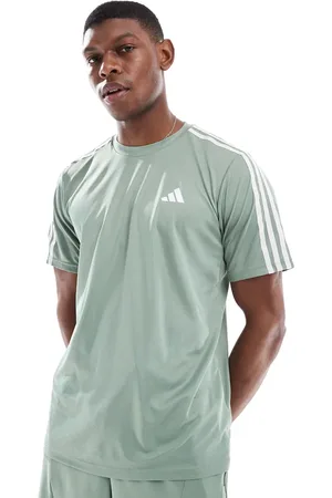 adidas Adidas Training - Essentials - Sølvgrøn T-shirt