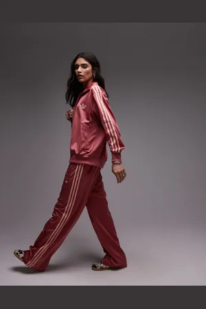 adidas Firebird - Pink træningsbukser i løstsiddende pasform - Kun hos ASOS