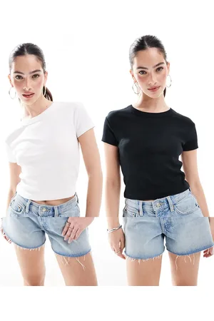Pull&Bear Pakke med 2 baby-T-shirts i sort og hvid-Multifarvet