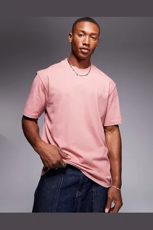 HUGO BOSS Dapolino - Lyserød T-shirt i afslappet pasform