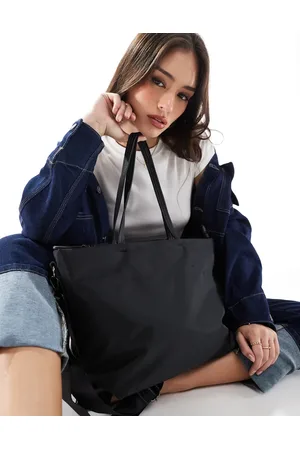 Stradivarius Tote-taske i nylon