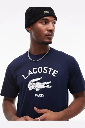 Lacoste Afslappet T-shirt med logoprint foran