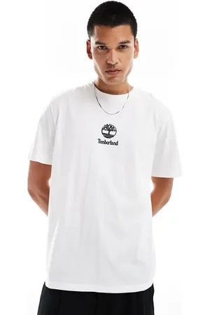 Timberland T-shirt med lille, centralt logo