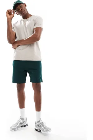 Bershka Mørkegrønne jerseyshorts