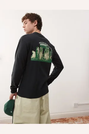 Gramicci T-shirt med lange ærmer og Stonehenge-print