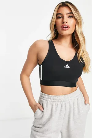 adidas Adidas - Sportswear - sports-BH-top med let støtte og tre striber