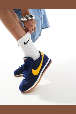 Nike Cortez - TXT - Marineblå og gule sneakers
