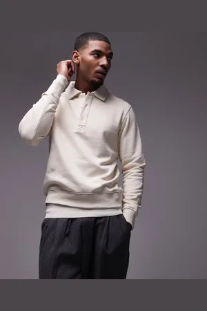 MANGO Sweatshirt med polokrave