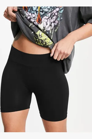ONLY Sorte sømløse leggingsshorts