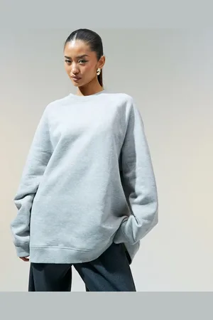 ASOS Oversized sweatshirt i kraftigt stof
