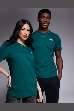 The North Face NSE Box - Grøn T-shirt med logoprint på ryggen