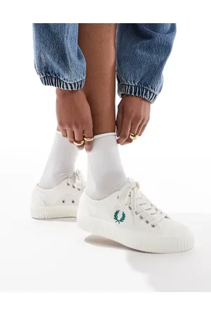 Fred Perry Hughes - Hvide kanvas-sko