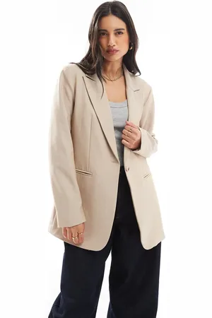 ASOS , skræddersyet og afslappet blazer-Neutral
