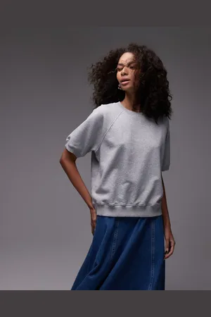 ARKET Sweatshirt med korte ærmer i frotté