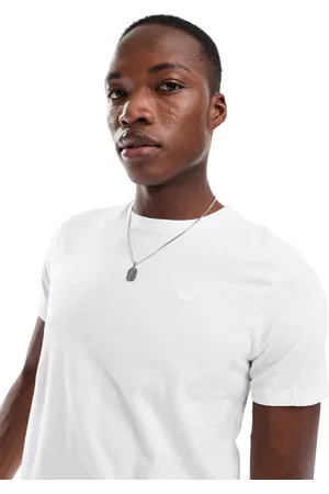Hollister T-shirt i hvid med ikonisk logo