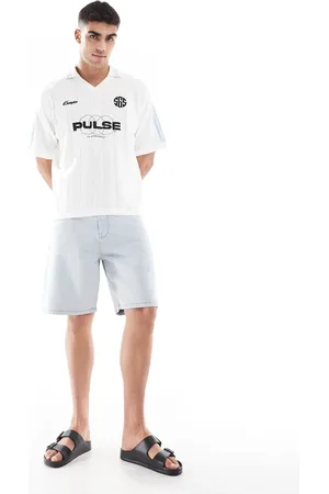 Pull&Bear Posede lyseblå denimshorts