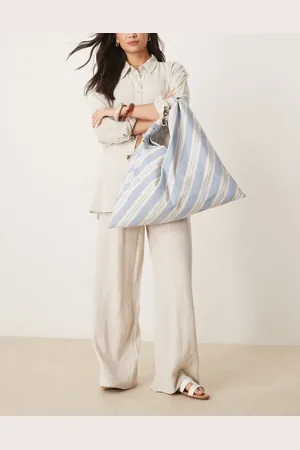 ASOS Trapez-tote med striber