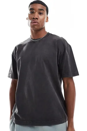 Hollister Og forvasket T-shirt med korte ærmer og firkantet pasform