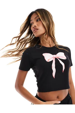 Kaiia Baby-T-shirt med sløjfemotiv