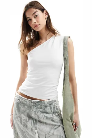 Weekday Cindy - oneshoulder-top - Kun hos ASOS