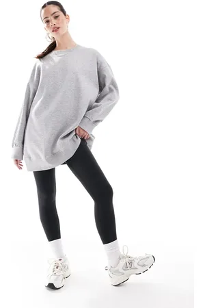 Monki Lysegrå oversized sweatshirt