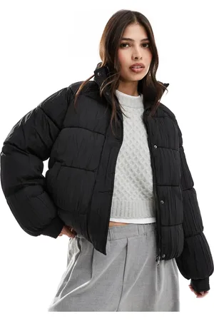 VERO MODA Kort frakke med for og plisseret tekstur
