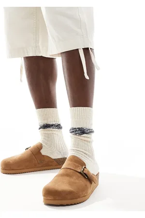 Bershka Brune clogs med spænder