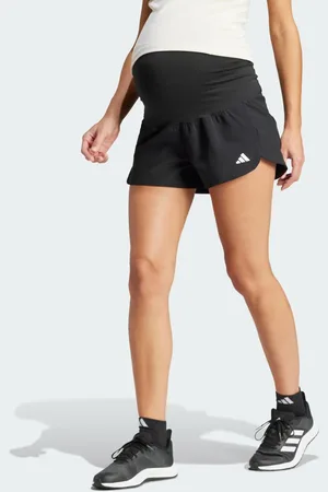 adidas Maternity - Pacer - Sorte shorts med stretch