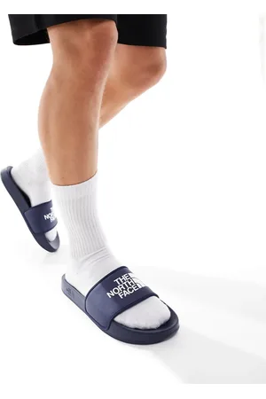 The North Face Base Camp III - Sliders i marineblå og hvid