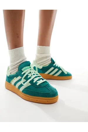 adidas Handball Spezial - Grønne sneakers med gummisål
