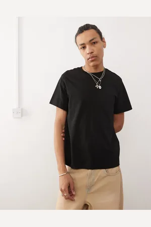 Weekday T-shirt i kraftig jersey i firkantet pasform