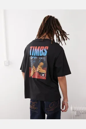 Timberland Timbs 6"" - oversized T-shirt med print på ryggen