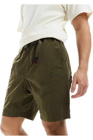 Gramicci Kakifarvede utility-shorts i nylon-Grøn