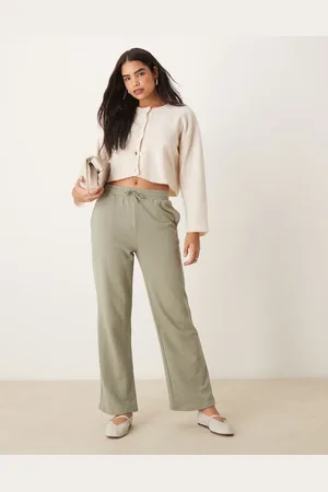 New Look Joggingbukser med vidde i khaki-Grøn