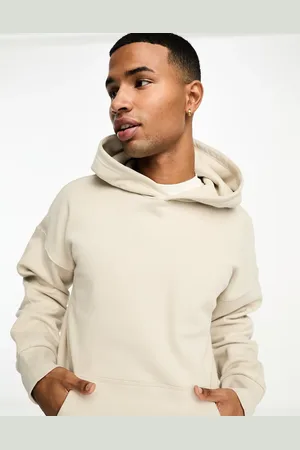 Only & Sons Beige hættetrøje i kraftig jersey-Neutral