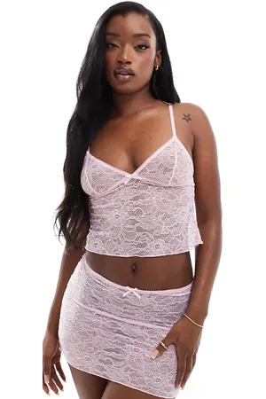 Wild Lovers Sort mininederdel i blondestof - Kun hos ASOS