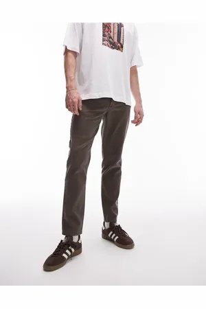 Topman Tapered jeans i mørk olivengrøn