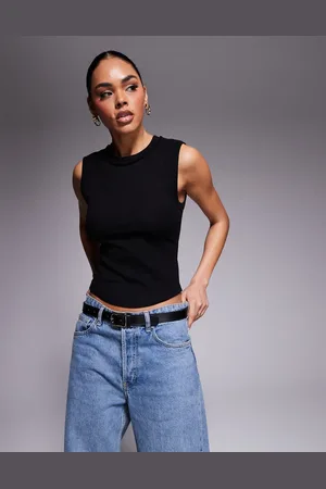 River Island Ribstrikket tanktop