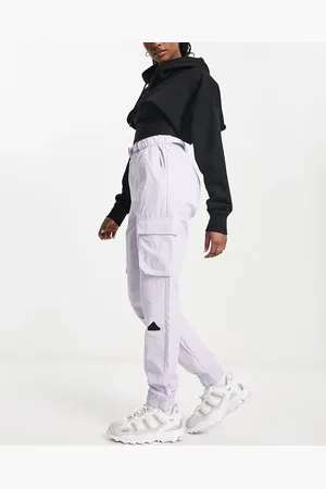 adidas Adidas Sportswear - Future Lounge - Grå cargobukser med gummilogo