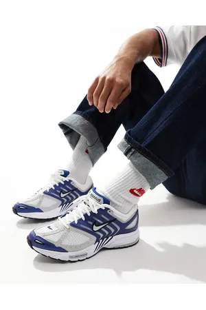 Nike Pegasus 2005 - Hvide og marineblå sneakers