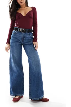 Cotton On Cotton On - Blå og afslappede jeans med brede ben