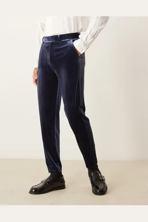 ASOS Elegante tapered velourbukser