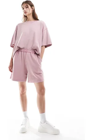 ASOS Longline-shorts i vasket - Del af sæt