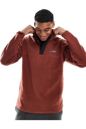 Columbia Steens Mountain II - fleece med halv knapstolpe-Rød